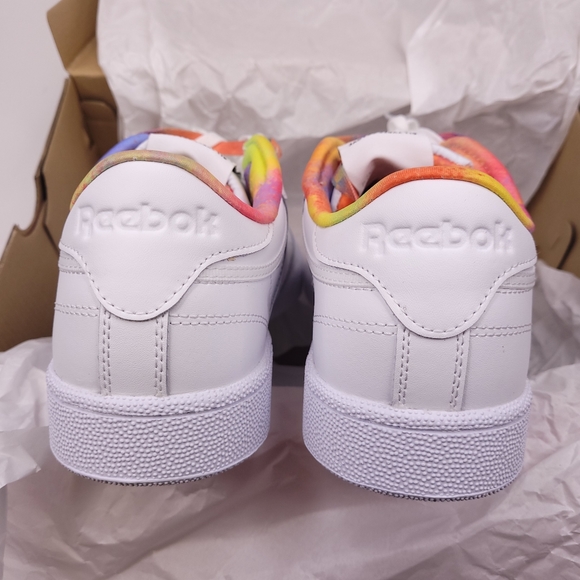 Reebok CLUB C PRIDE Women's Rainbow Sneakers 10.5 - Picture 7 of 7